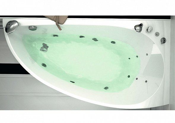Акриловая ванна Aquanet Augusta 170x90 R