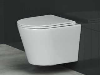 Подвесной унитаз Ceramica Nova Forma CN3011 безободковый белый Подвесной унитаз Ceramica Nova Forma CN3011 безободковый белый