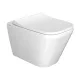 Унитаз подвесной VitrA Integra Square (Интегра Скуэр) 7082B003-0075 безободковый антибактериальное покрытие Hygiene (Хайджн)