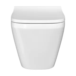 Унитаз подвесной VitrA Integra Square (Интегра Скуэр) 7082B003-0075 безободковый антибактериальное покрытие Hygiene (Хайджн)