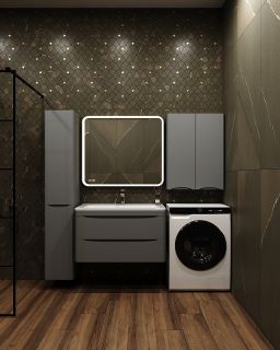 Шкаф Style Line Бергамо мини 60 Люкс Plus СС-00002358 Серый антискрейч Шкаф Style Line Бергамо мини 60 Люкс Plus СС-00002358 Серый антискрейч