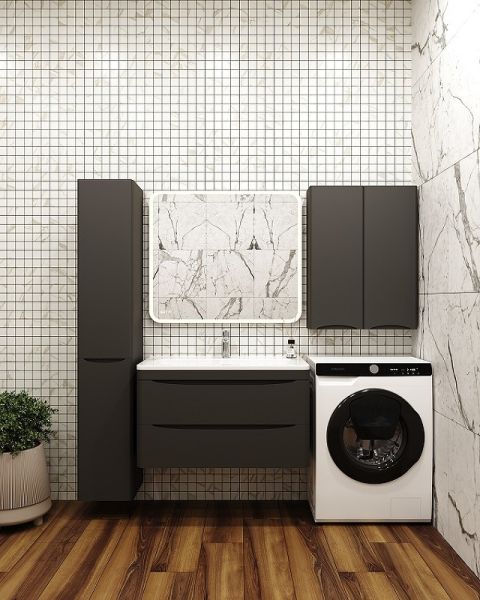 Шкаф Style Line Бергамо мини 60 Люкс Plus СС-00002359 Черный антискрейч Шкаф Style Line Бергамо мини 60 Люкс Plus СС-00002359 Черный антискрейч
