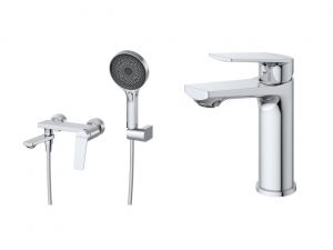 Комплект смесителей для ванной комнаты BelBagno COMFORT-VD/LS-01 хром
