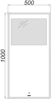 Зеркало с подсветкой Aqwella UM 50см UM0205 Зеркало с подсветкой Aqwella UM 50см UM0205