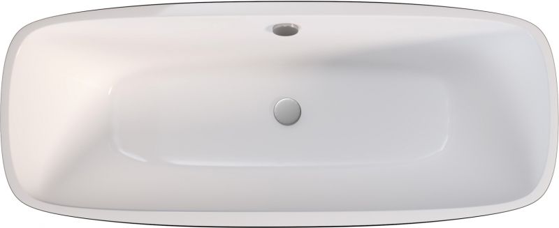 Акриловая ванна Grossman 150x75см чёрный GR-2801B