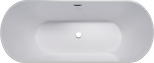 Акриловая ванна Grossman 170x70см чёрный GR-2601B