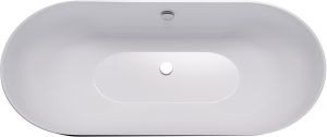 Акриловая ванна Grossman 150x75см чёрный GR-2401MB
