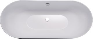 Акриловая ванна Grossman 150x75см чёрный GR-2401MB