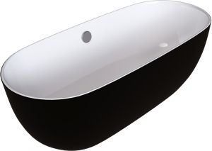 Акриловая ванна Grossman 150x75см чёрный GR-2401MB