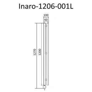 Полотенцесушитель электрический Маргроид Инаро Р120*6 хром Inaro-1206-001L