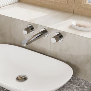 Встраиваемый смеситель для раковины Wasserkraft Mosel 4645 с внутренней частью хром Встраиваемый смеситель для раковины Wasserkraft Mosel 4645 с внутренней частью хром