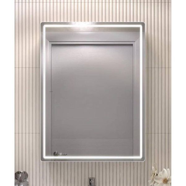 Зеркальный шкаф с подсветкой Vigo Geometry 117 60 см