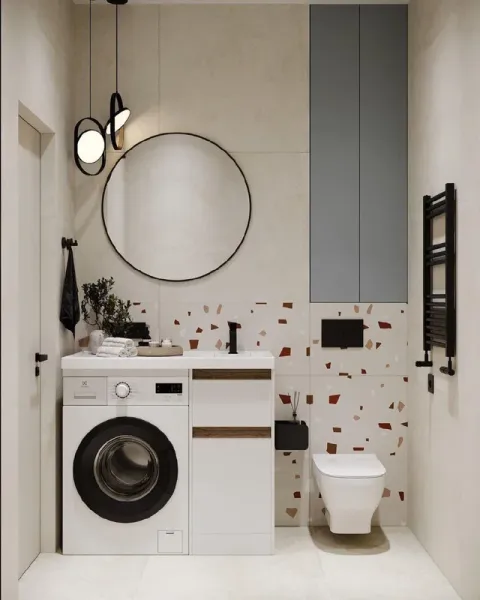 Зеркало с подсветкой ArtMax Sanremo AM-San-700-DS-F-Nero 70 см чёрный