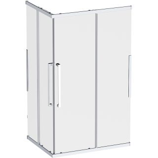 Душевой уголок AM.PM Func W84G-403-12090-MТ 120х90 профиль хром матовый стекло прозрачное
