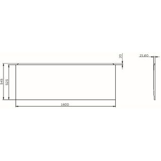 Фронтальная панель для ванны AM.PM X-Joy160 W94A-160-070W-P1 Белая Фронтальная панель для ванны AM.PM X-Joy160 W94A-160-070W-P1 Белая