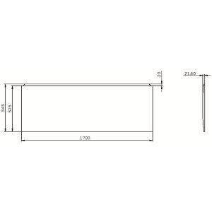 Фронтальная панель для ванны AM.PM X-Joy170 W94A-170-070W-P1 Белая