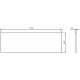 Фронтальная панель для ванны AM.PM X-Joy170 W94A-170-075W-P Белая
