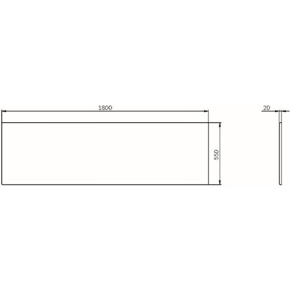 Фронтальная панель для ванны AM.PM X-Joy180 W94A-180-080W-P Белая Фронтальная панель для ванны AM.PM X-Joy180 W94A-180-080W-P Белая