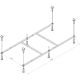 Каркас для ванны AM.PM X-Joy 150x70 W94A-150-070W-R Серый Каркас для ванны AM.PM X-Joy 150x70 W94A-150-070W-R Серый