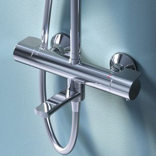 Душевая система AM.PM X-Joy F0785A500 с термостатом Хром