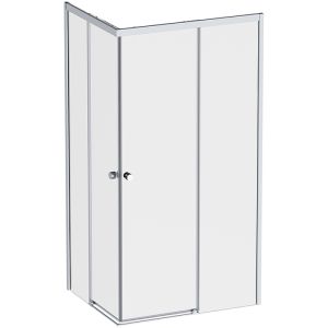 Душевой уголок AM.PM X-Joy W94G-403-10080-MТ 100х80 профиль Хром матовый стекло прозрачное