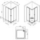 Душевой уголок AM.PM X-Joy W94G-403-9090-МТ 90х90 профиль хром матовый стекло прозрачное
