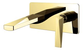 Смеситель встраиваемый Boheme Venturo для раковины золото 385 Смеситель встраиваемый Boheme Venturo для раковины золото 385