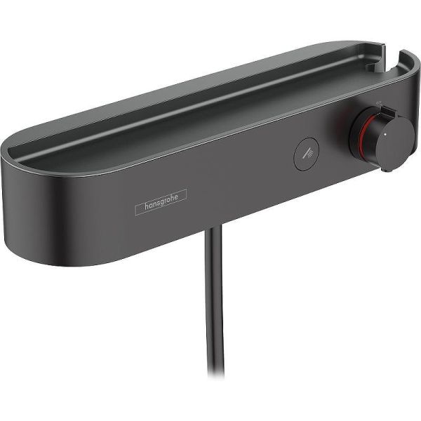 Смеситель для душа Hansgrohe ShowerTablet Select 24360670 Черный матовый Смеситель для душа Hansgrohe ShowerTablet Select 24360670 Черный матовый