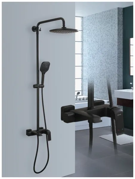 Душевая стойка Gappo G2450 чёрный Душевая стойка Gappo G2450 чёрный