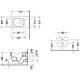 Унитаз Duravit ME by Starck 25280900001 подвесной белый