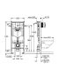 Система инсталляции для унитазов Grohe Rapid SL 38722001