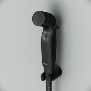 Гигиенический душ со шлангом и держателем AM.PM F0202022 Черный матовый Гигиенический душ со шлангом и держателем AM.PM F0202022 Черный матовый