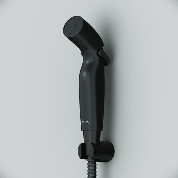Гигиенический душ со шлангом и держателем AM.PM F0202022 Черный матовый
