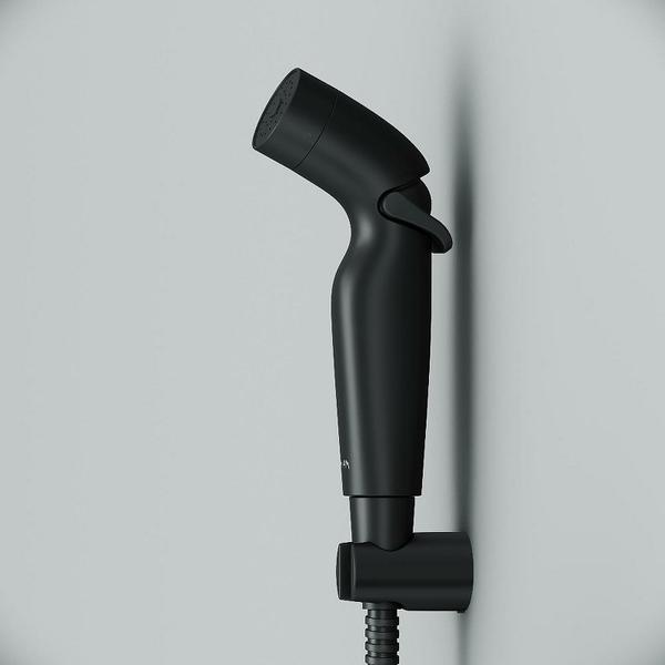 Гигиенический душ со шлангом и держателем AM.PM F0202022 Черный матовый