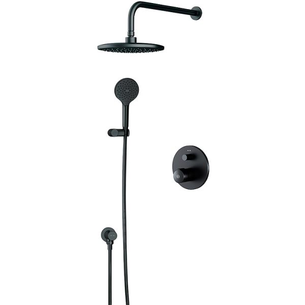 Душевая система AM.PM X-Joy TouchReel FP85A1RH22 Черная матовая