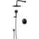 Душевая система AM.PM X-Joy TouchReel FP85A1RH22 Черная матовая