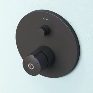 Душевая система AM.PM X-Joy TouchReel FP85A1RH22 Черная матовая