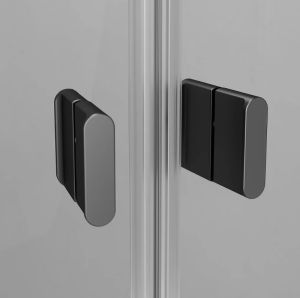 Душевой уголок AM.PM X-Joy Twin Slide 90х90 W88E-205-090BT64 профиль Черный матовый стекло прозрачное