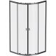 Душевой уголок AM.PM X-Joy Twin Slide 90х90 W88G-205-090BT64 профиль Черный матовый стекло прозрачное