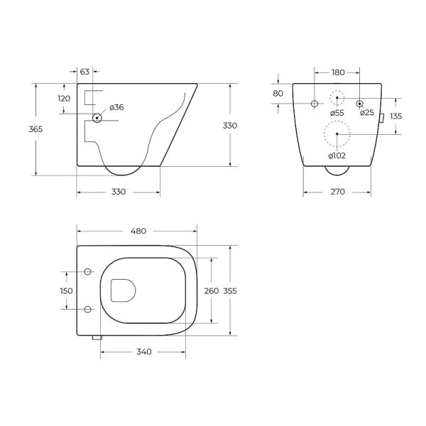 Унитаз подвесной BelBagno Due BB3103CHR-BS/SC с сиденьем Микролифт Унитаз подвесной BelBagno Due BB3103CHR-BS/SC с сиденьем Микролифт