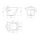 Унитаз подвесной BelBagno Due BB3103CHR-BS/SC с сиденьем Микролифт Унитаз подвесной BelBagno Due BB3103CHR-BS/SC с сиденьем Микролифт