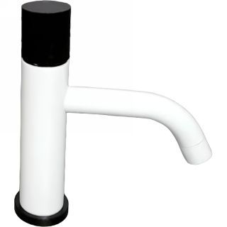 Смеситель для раковины Boheme Stick 121-WB белый матовый/чёрный Смеситель для раковины Boheme Stick 121-WB белый матовый/чёрный