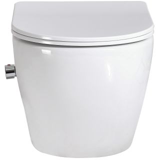 Унитаз подвесной BelBagno Uno BB3105CHR-BS/SC с сиденьем Микролифт Унитаз подвесной BelBagno Uno BB3105CHR-BS/SC с сиденьем Микролифт