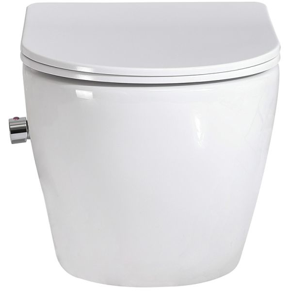 Унитаз подвесной BelBagno Uno BB3105CHR-BS/SC с сиденьем Микролифт Унитаз подвесной BelBagno Uno BB3105CHR-BS/SC с сиденьем Микролифт