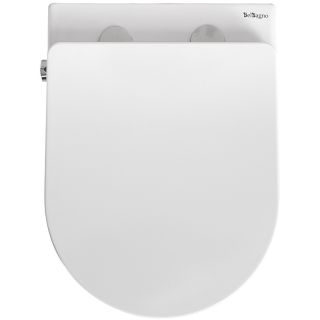 Унитаз подвесной BelBagno Uno BB3105CHR-BS/SC с сиденьем Микролифт Унитаз подвесной BelBagno Uno BB3105CHR-BS/SC с сиденьем Микролифт