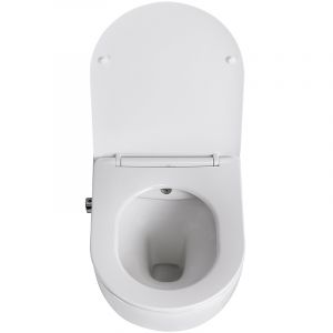Унитаз подвесной BelBagno Uno BB3105CHR-BS/SC с сиденьем Микролифт