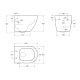 Унитаз подвесной BelBagno Uno BB3105CHR-BS/SC с сиденьем Микролифт Унитаз подвесной BelBagno Uno BB3105CHR-BS/SC с сиденьем Микролифт