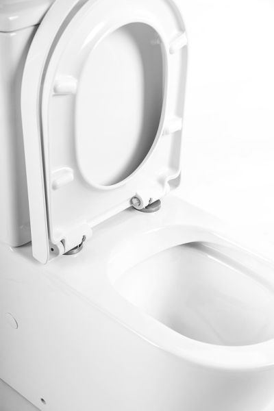 Унитаз BelBagno Lounge BB8618CPR-MN/SC с сиденьем Микролифт