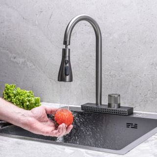 Смеситель для кухни РМС SUS130PVD-017F-2 графит Смеситель для кухни РМС SUS130PVD-017F-2 графит