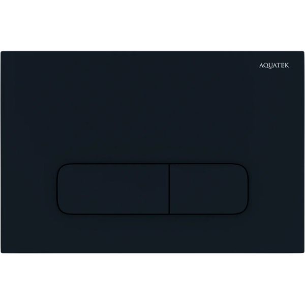 Комплект унитаза с инсталляцией Aquatek Set Aquatek Вега cmp-017 с сиденьем Микролифт и Черной матовой клавишей смыва